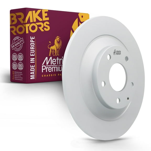 Metrix Premium Chassis Parts - 11.92 inch (302.75mm) Rear Coated Solid Disc Brake Rotor Fits 2013-2023 Mazda CX-5, 2020-2023 Mazda CX-30, 2022-2023 MX-30 EV, Replacement 981008FZN, Made in Europe
