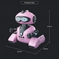 thumbnail image 4 of RC Robot Jouets Télécommande Infrarouge Geste Détection Musique Chanson Danse Robots Intelligents avec Yeux LED Cadeaux d'Anniversaire pour les Garçons 5+ Ans (Rose), 4 of 6