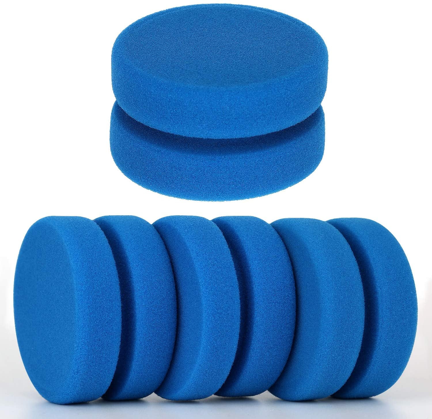 4Pcs Paint Sponge Applicators, DoubleSided Round Artist Sponge Paint