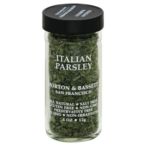 Pack Of 3 Morton & Bassett Italian Parsley, 0.4 oz (Package May Vary)