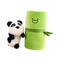 thumbnail image 3 of Tubo de bambú perfke juguete de peluche Panda almohada de felpa, 3 of 9