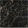 thumbnail image 6 of GZHJMY Stylish Black Gold Marble Stone Print Cloth Napkins, Set of 4 20 x 20 Inch Soft & Comfortable Polyester Dinner Napkin for Family, Restaurant, Weddings, Parties, Cocktail, 6 of 6