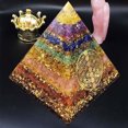 thumbnail image 2 of Btafrte Pirámide Cristal Natural Piedra Curativa Chakra Reiki Del, 2 of 9