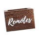 thumbnail image 3 of Caja de almacenamiento de escritorio de madera, organizador cuadrado de madera para sala de estar, oficina y hogar. Marrón, 3 of 9