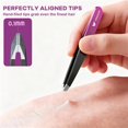 thumbnail image 3 of Tweezers Set, 4 Pack Professional Stainless Steel Precision with Slant, Pointed, Flat & Angled Tips for Eyebrow, Facial Hair, Ingrown Splinter Blackhead Removal Women Men, 3 of 4