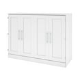 thumbnail image 6 of Bestar Full Size Modern Wood Murphy Beds with USB Module, White, 6 of 14