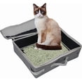 thumbnail image 6 of Front Extension Cat Backpack + Cat Travel Litter Box, 6 of 8