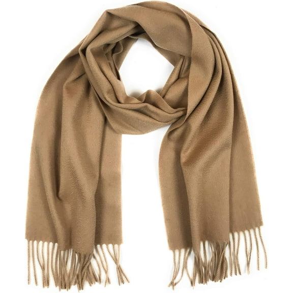 Fashions - Alpaca Wool Scarf - 100% Pure Baby Alpaca - Double Sided Reversible Contrast Scarf 72x12inch