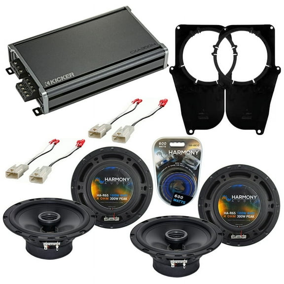 Fits Toyota Tacoma 1995-2001 Factory Speaker Upgrade Harmony (2) R65 & CXA360.4