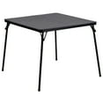 Flash Furniture 5 Piece Black Folding Card Table and Chair Set