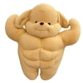 thumbnail image 3 of Muñeco de peluche de perro musculoso, muñeco de peluche coleccionable de 50cm, novedad, figuras de peluche de animales de peluche para decoración de, 3 of 9