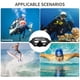 thumbnail image 5 of Gafas de buceo de vidrio templado con cubierta de nariz Material amigable con la piel y Anti-UV JShteea Para Estrenar, 5 of 8
