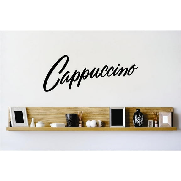 Custom Decals Cappuccino Kitchen 8x20"