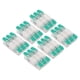 thumbnail image 3 of 10 conectores de cable de 3 entradas y 3 salidas para cableado rápido, terminales de cables eléctricos, 0,5-6 mm², 41 A, 450 V, 3 of 12