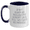 White/Navy, variant on Gifts from Friends for Alaskan Malamute Dog Lovers - Funny Two Tone Coffee Mug, If My Alaskan Malamute Doesn't Like You, We Can't Be Friends. Birthday Unique Gifts
