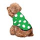 thumbnail image 5 of Fotbe Green And White Polka Dot Sudadera con Estampado para Perros Pequeños – Suéter con Capucha para Mascotas, Tela Suave de Forro Polar con Bolsillo-Medium, 5 of 7