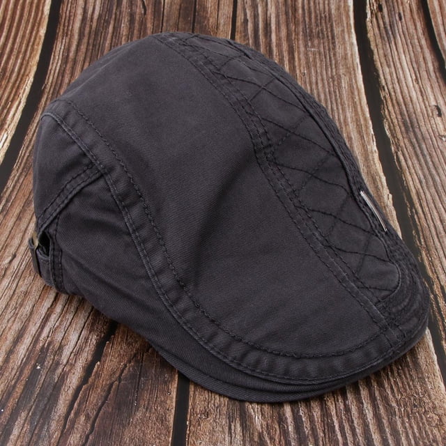 Sombrero de repartidor de periódicos de hiedra pna de retro para hombre Sombrero de conducción de irndés gris Baoblaze casquillo plano del sombrero del vendedor de periódicos para los hombres