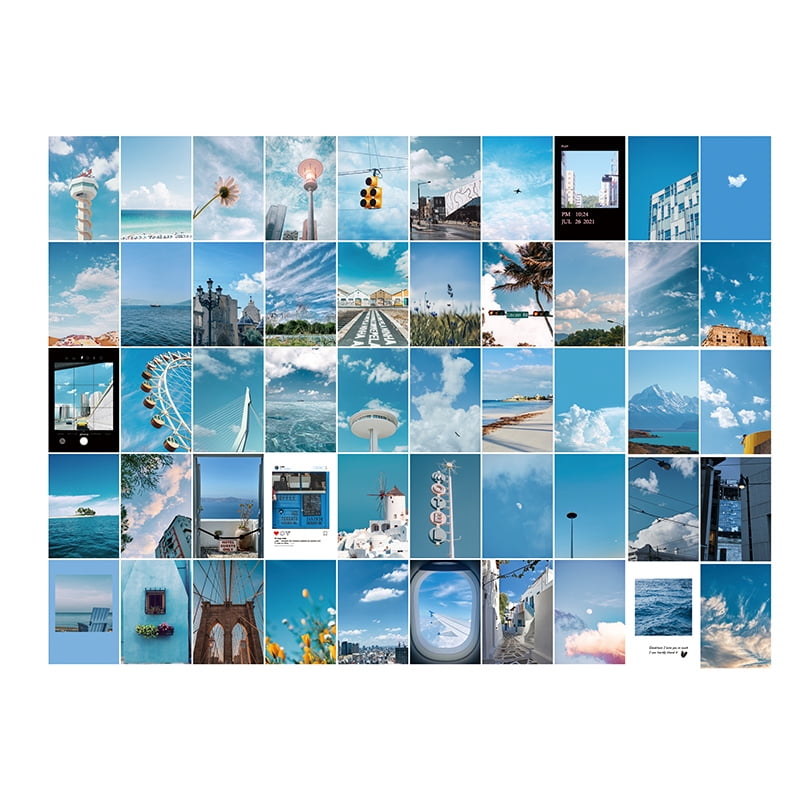 Yooma Material Book - Wishing Society Series Retro Creative Collage Hand Account Base Material Paper, 50 Sheets, 6 Styles