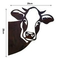 thumbnail image 4 of Cow Silhouette Decoration Animal Silhouettes Pendants Scene Layout Wall Pendant Landscaping Prop Hanging Decor, 4 of 9