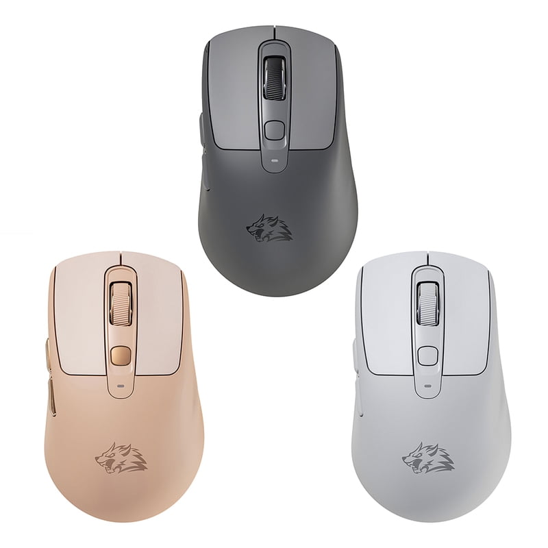 Bluetooth-Compatible Mouse BT 5.0/4.0 & 2.4Ghz 1200-4000 DPI Portable PC Mouse with USB Receiver for  PC Laptop Notebook Desktop