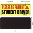 thumbnail image 2 of Heytea Student Driver Car Magnet, Reflective Student Driver Signs for car, New Driver Magnetic Sticker, Safety Sign Vehicle Bumper Magnet for New Driver (Set of 3), 2 of 5