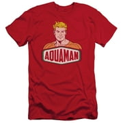 Dco/Aquaman Sign S/S Adult 30/1 T-Shirt Red