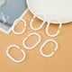 thumbnail image 3 of Ganchos para cortina de ducha, paquete de 12 anillos colgantes de cortina de plástico, gancho para cortina de ducha en forma de C hecho de plástico, anillos para cortina de ducha, 3 of 5