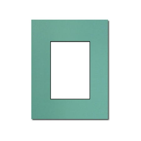 ADF Mat 16x20/11x14 BlkCore Aquamarine