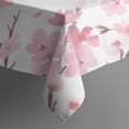 thumbnail image 5 of Pioneer Flower Floral Print Pattern Square Tablecloth,Waterproof Square Table Cover,Wipeable Spillproof Washable Table Cover for Home Kitchen Party Decor 42"X42"(107x107cm), 5 of 6