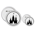 thumbnail image 1 of Amusement Park Castle Black Outline Pins  Badge Button Design Kit Craft Sets, 1 of 3