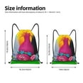 thumbnail image 2 of Zufioo Trolls Band Together Print Sports Cinch Sack Gym String Bags Machine Washable Heavy Duty String Backpack for Men Women-Small, 2 of 6