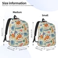 thumbnail image 2 of Yiaed Jungle Animals Print Laptop Backpack Travel Canvas Backpack Vintage Aesthetic Backpack for School Knapsack Plain Backpack Backpack for School-Small, 2 of 5