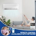 thumbnail image 5 of Dextrus 24000 BTU Mini Split Air Conditioner Heat Pump System, WiFi Enabled 21 SEER2 208-230V Ductless AC Cool Up to 1500 Sq. Ft, Compatible with Alexa, 5 of 9