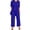 Z8-BU1, variant on 3 Piece Travel Outfits for Women Dressy Pant Suit Long Sleeve Cardigan Top Wide Leg Pants Comfy Casual Lounge Matching Sets 2026 Pink L