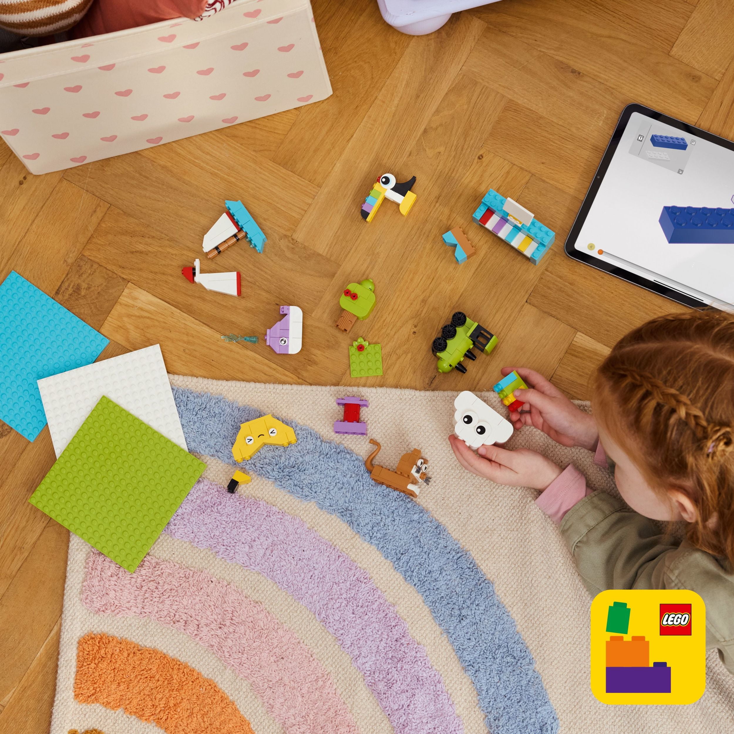 LEGO Classic Creative Build-and-Play Box - Building Blocks Toy for Kids, Boys, and Girls, Ages 5+ - Learning and Educational Sensory Toy - Gift Idea for Birthdays - 11044, LEGO Creative Build-and 11044