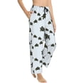 thumbnail image 2 of Naloa Sea Turtle Print Women’s Ultra-Soft Comfy Pajama Lounge Pants with Pockets & Drawstring, 2 of 8