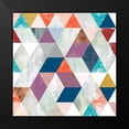 thumbnail image 2 of Borges, Victoria 12x12 Black Modern Framed Museum Art Print Titled - Bright Mosaic I, 2 of 5