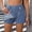 Light Blue, variant on Skorts for Woman High Waisted Jean Skort Wrap Stretchy Asymmetrical Skorts