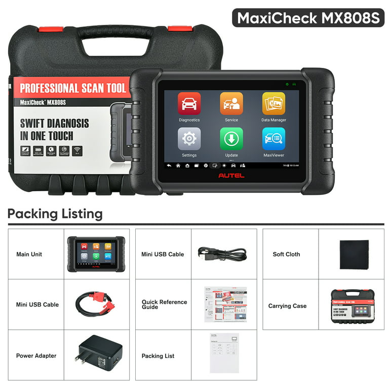 MaxiCheck MX808 outil diagnostic auto multi-marque 490€ TTC en FR