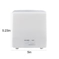 thumbnail image 2 of TIMIFIS Air Purifier Oil Diffuser, Remote Control Aromatherapy Oil Diffusers Cool Mist Humidifier, Waterless Auto-Off and 7 LED Colors for Bedroom, Yoga, Spa, Baby Kitchen & Dining, 2 of 7