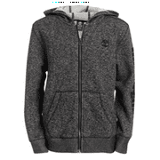 Timberland Big Boy's Hayes Full Zip Logo Hoodie Gray Size L(14-16)