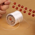 thumbnail image 5 of Namzi 0.7mm Elastic Stretch Thread for Bracelets, Elastic Crystal String Bead Cord for Jewelry Making,White, 5 of 5