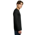 thumbnail image 4 of Gildan Softstyle Men's Long Sleeve T-Shirt, Crewneck, Lightweight Modern Fit Classic Tee, Black, S, 4 of 5