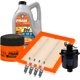 thumbnail image 1 of Kit De Afinación Con Aceite Mineral 15W40, Bujías Iridio, Filtro De Aire, Filtro De Aceite Y Filtro De Combustible 8 Piezas Compatible con Honda Civic Del Sol L4 1.6L DE 1996 A 1997, 1 of 1