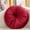 Red, variant on Monebena 18 Inch Velvet Round Throw Pillow Pleated Meditation Floor Pillow Cushion Decoration Large Pillows Seating for Couch Chair Yoga Living Room M01