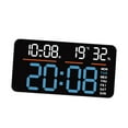 thumbnail image 4 of Elodie Alarm Clock Modern Temperature Detect Desk Clock for Living Room Hall Beside blue light, 4 of 8