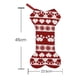 thumbnail image 5 of Calcetines de decoración navideña Bolsa de regalo colgante Medias de punto rojo para perros Medias para mascotas con forma de hueso grande para perros Decoración navideña navideña, 5 of 8