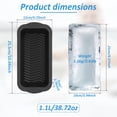 thumbnail image 2 of Large Ice Block Mold 5 Pack 2.43lbs Cubes for Cold Plunge or Cooler Reusable Silicone Ice Mold for Bath Chiller Camping Picnic, 2 of 9
