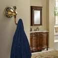 thumbnail image 2 of ABCISI Antique Brass Towel Hook, Bathroom Robe Hooks with Pattern Carving Design, Durable Wall Mounted Retro Single Hook Hanger to Hang Clothes, Bath Towel, Bag in Bedroom, Office, Dormitory, etc., 2 of 9
