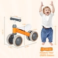 thumbnail image 2 of Balance Bike for 12-24 Months Toddler Toy Bike, Orange, 2 of 6